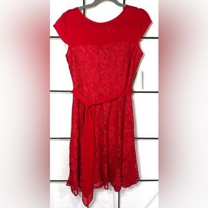 Red Lace Dress NWT